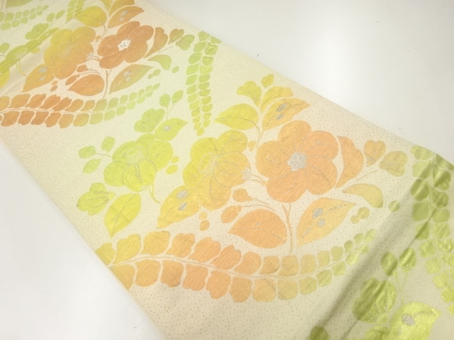 JAPANESE FUKURO OBI / WOVEN FLOWER